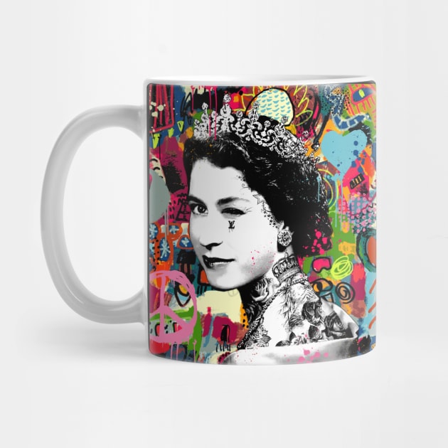 Queen Elizabeth pop art by christian@heltsort.com